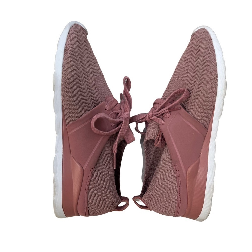 UGG Willows Sneaker Pink Knit Size 7 Lifestyle Sporty Gym Shoe Treadlite - Picture 6 of 11